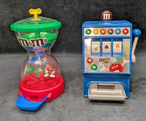 M&M Candy Dispenser Fun Machine And Slot Machine