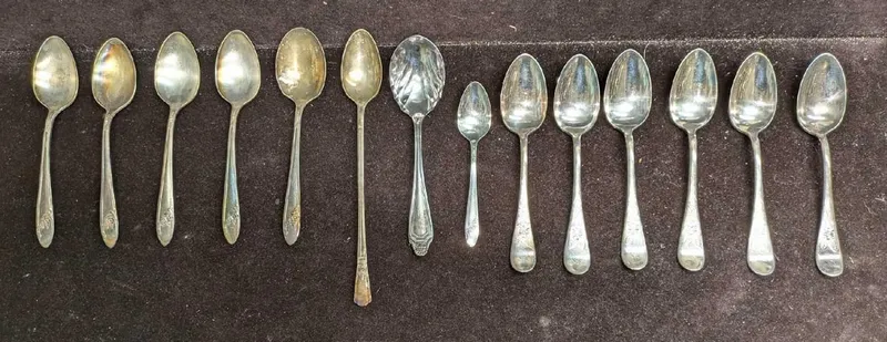 14 Vintage Rockford Oneida Oneida Community Spoons from auction in Orlando, Florida — image 21