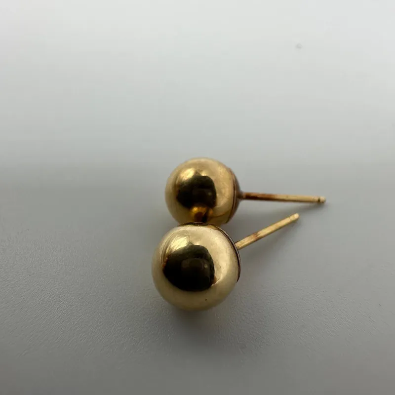 14K Stud Gold Ball Earrings from auction in Orlando, Florida — image 25