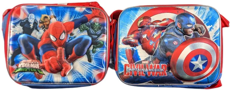 Spider-Man Vs Sinister 6 and "Captain America: Civil War" Insulated Bags by Ruz" from auction in Orlando, Florida — image 36