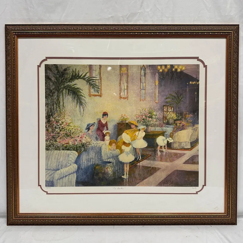 Joseph Dawley The Break Limited Edition Lithograph Framed from auction in Orlando, Florida — image 4