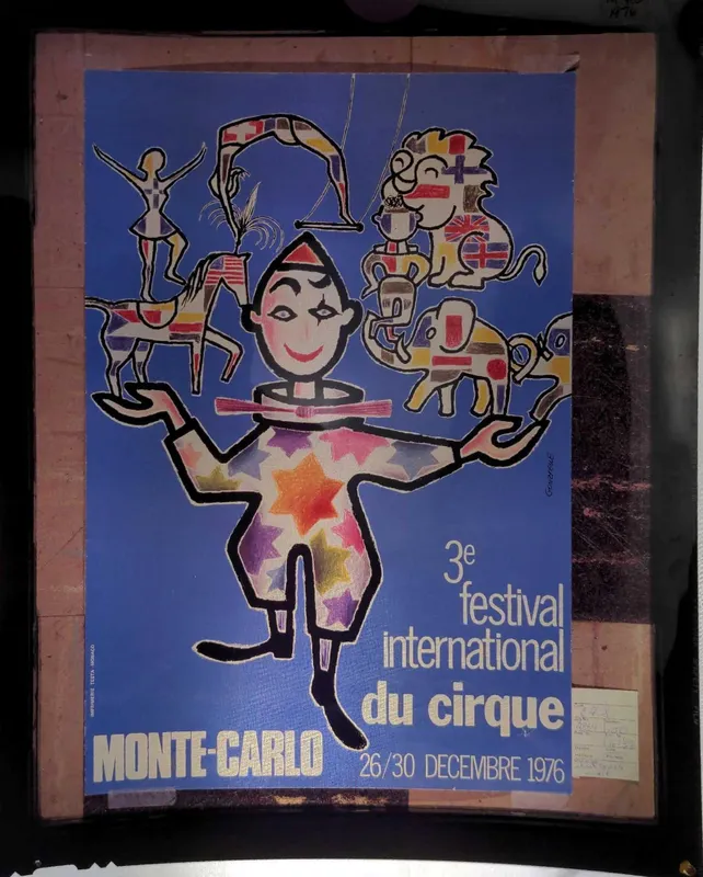 3e Festival International Du Cirque Transparency Monte Carlo Flags from auction in Orlando, Florida — image 18