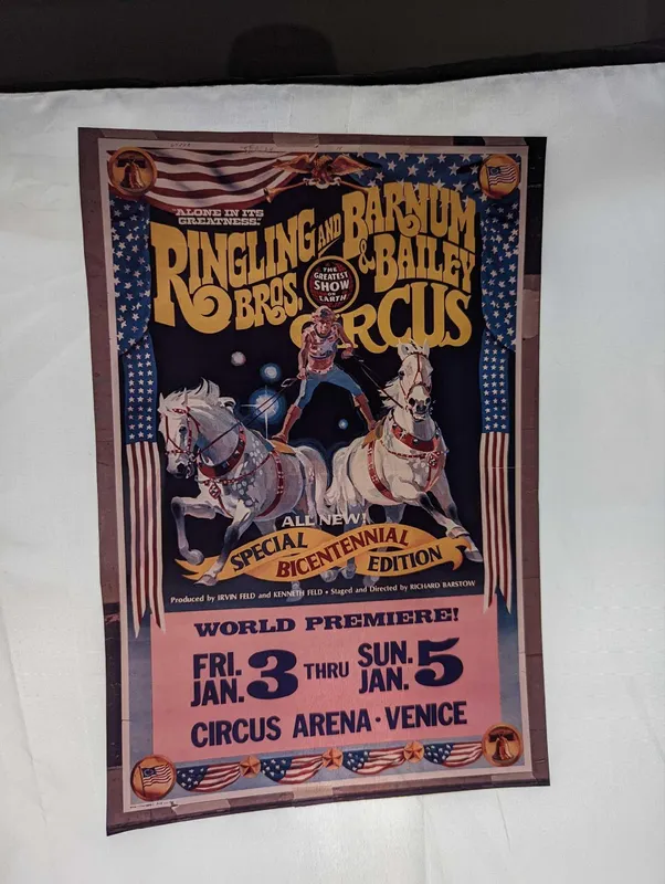 Ringling Brothers Barnum Circus Poster Transparency from auction in Orlando, Florida — image 17