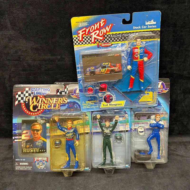Nascar Racing Figure Lot Front Row Ted Musgrave Rusty Wallace Winners Circle from auction in Orlando, Florida — image 5
