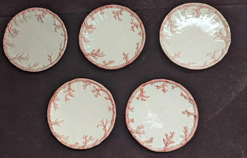 5 Retired Fitz & Floyd Oceana Saucers A K57 from auction in Orlando, Florida — image 15