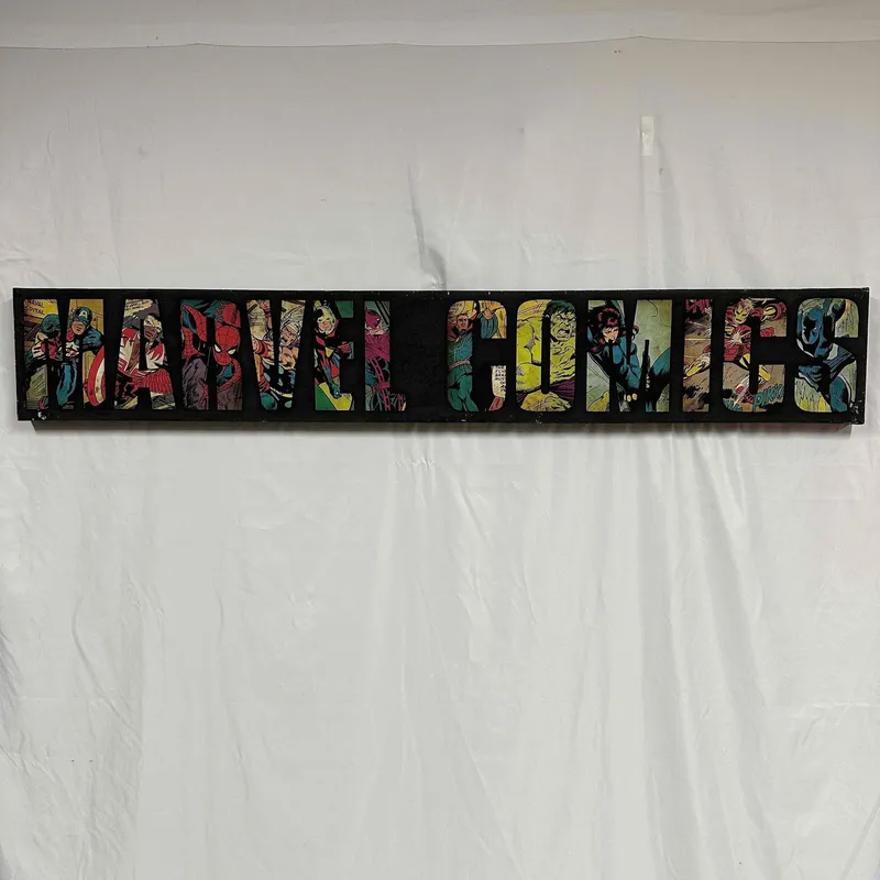 Marvel Comics Canvas Wall Art 50 x 8 from auction in Orlando, Florida — image 18