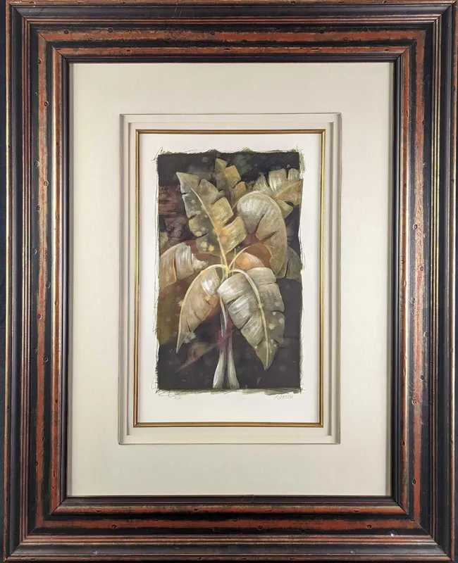 Framed Limited Edition S Morrison Evening Frond 3 Print from auction in Orlando, Florida — image 46