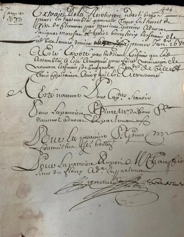 1680 Appointment to French Parlement from auction in Orlando, Florida — image 25