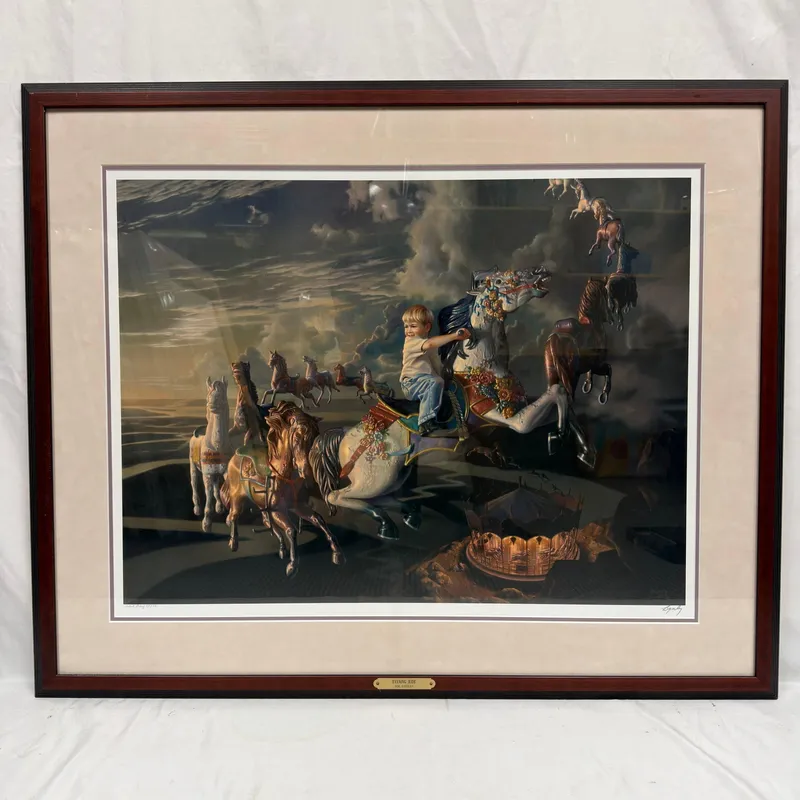 Bob Byerley Evening Ride Hand Signed Artist Proof AP 45 of 75 Framed Giclee Art Print R240 from auction in Orlando, Florida — image 18