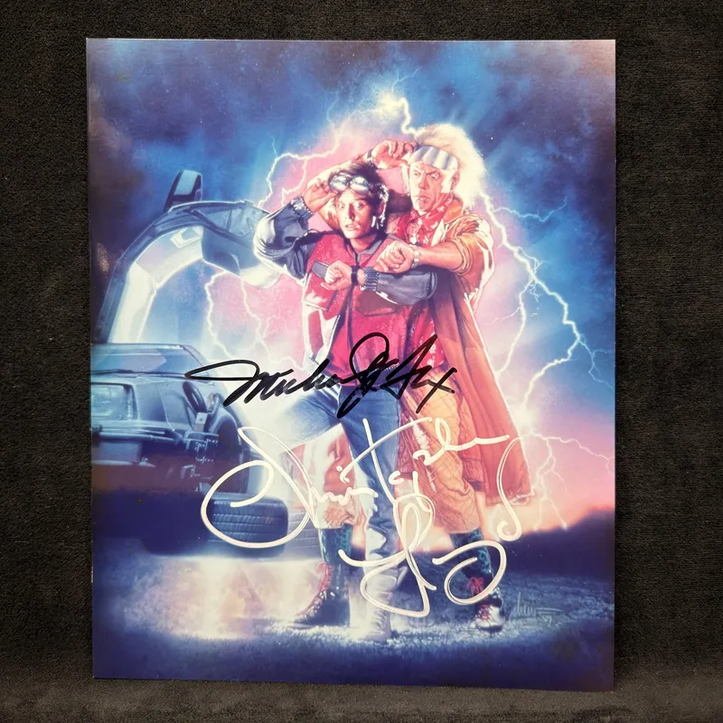 Back to the Future Photo Michael J. Fox and Christopher Lloyd Collectible R240 from auction in Orlando, Florida — image 20