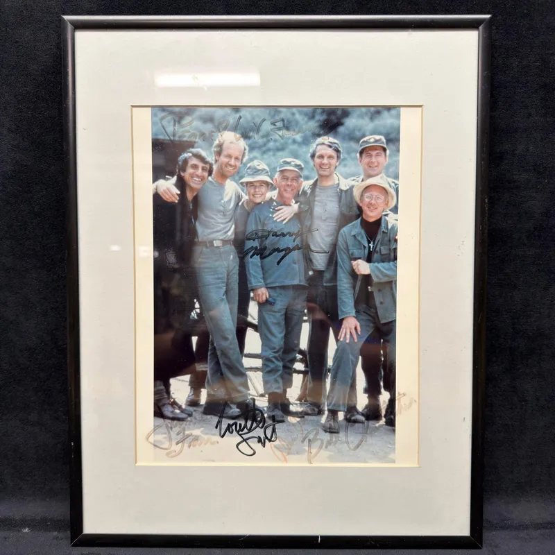 MASH Cast Framed Photo Signed Display R240 from auction in Orlando, Florida — image 23