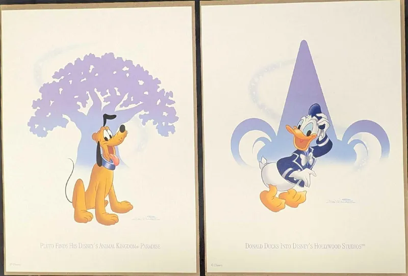 Disney Don Williams Donald Duck & Pluto Prints from auction in Orlando, Florida — image 3