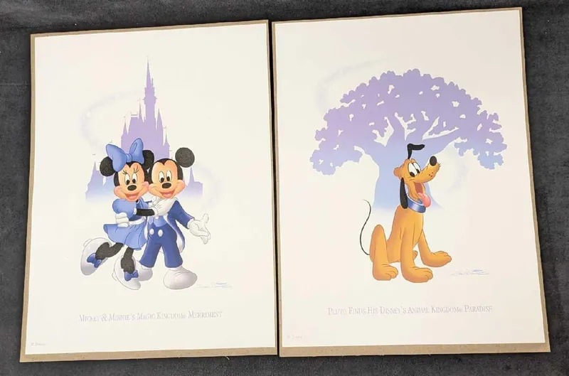 Disney Don Williams Donald Pluto Prints &  Mickey Mouse & Minnie Mouse Prints from auction in Orlando, Florida — image 8