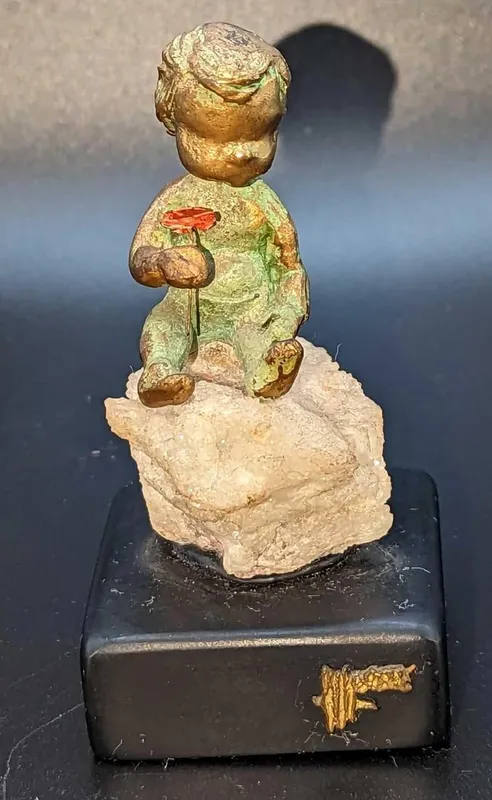 Vintage Malcolm Moran Child Bronze Sculpture from auction in Orlando, Florida — image 11