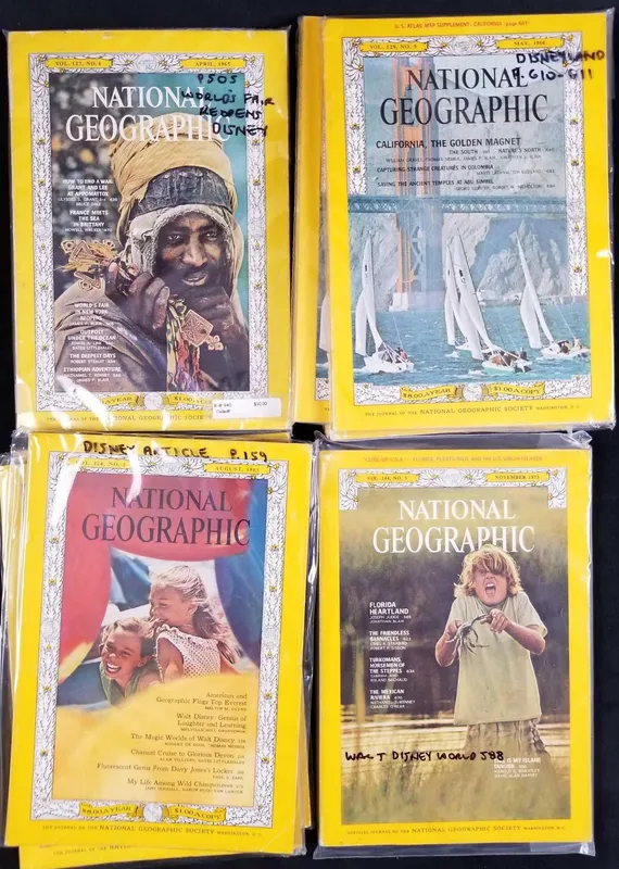 Lot of 8 National Geographic Magazines From the 60s and 70s from auction in Orlando, Florida — image 15