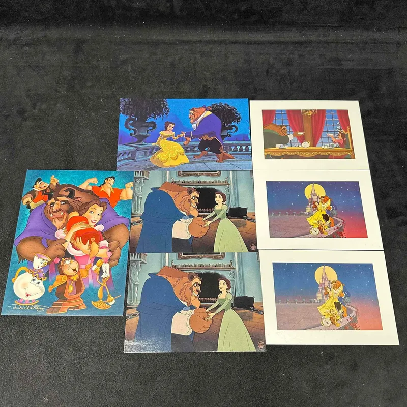 Disney Beauty and The Beast Postcards Animation Art Memorabilia from auction in Orlando, Florida — image 35