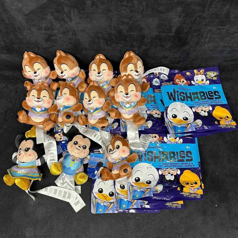 Assorted Disney Parks Wishables Plush Figures Walt Disney World 50th Anniversary Lot Chaser from auction in Orlando, Florida — image 36