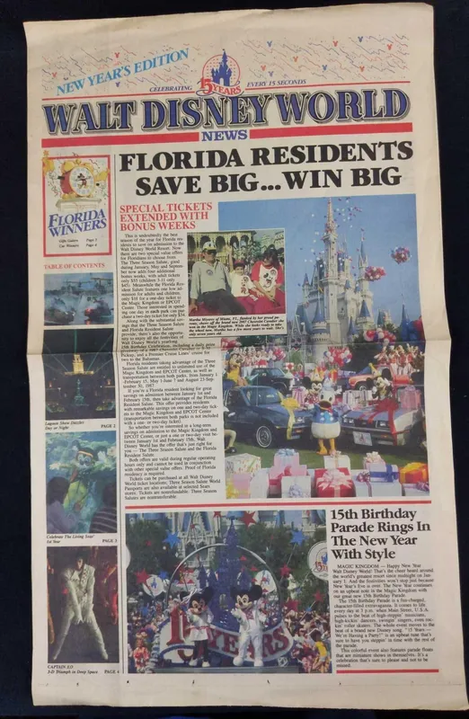 Walt Disney World News 15th Anniversary Near Years from auction in Orlando, Florida — image 38