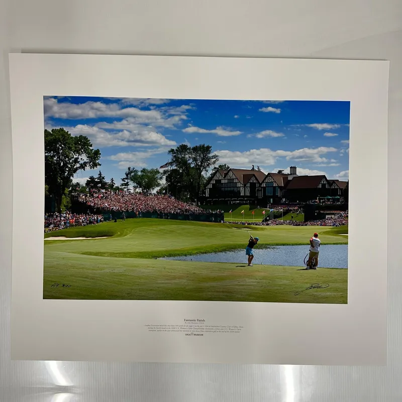 Annika Sorenstam Fantastic Finish 2008 U.S. Women’s Open Signed USGA Limited Edition AP Photo from auction in Orlando, Florida — image 10