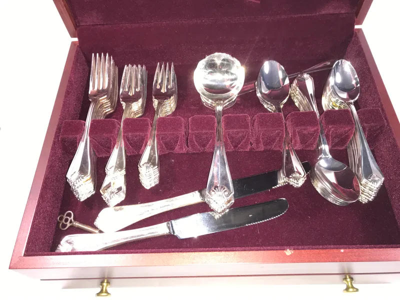Oneida Flatware Set in Case from auction in 212 Cazenovia Street, — image 16