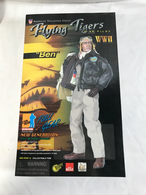 Dragon Models Flying Tigers Action Figure from auction in 212 Cazenovia Street, — image 44