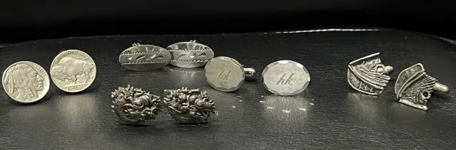 Cufflink Collection - 5 Matching Pair from auction in 212 Cazenovia Street, — image 34