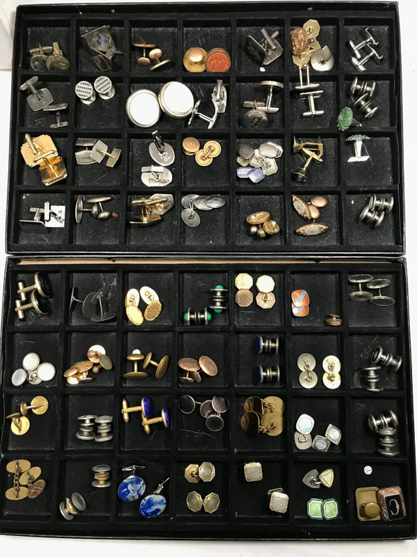 Large CuffInk Collection appr 58 pair from auction in 212 Cazenovia Street, — image 44