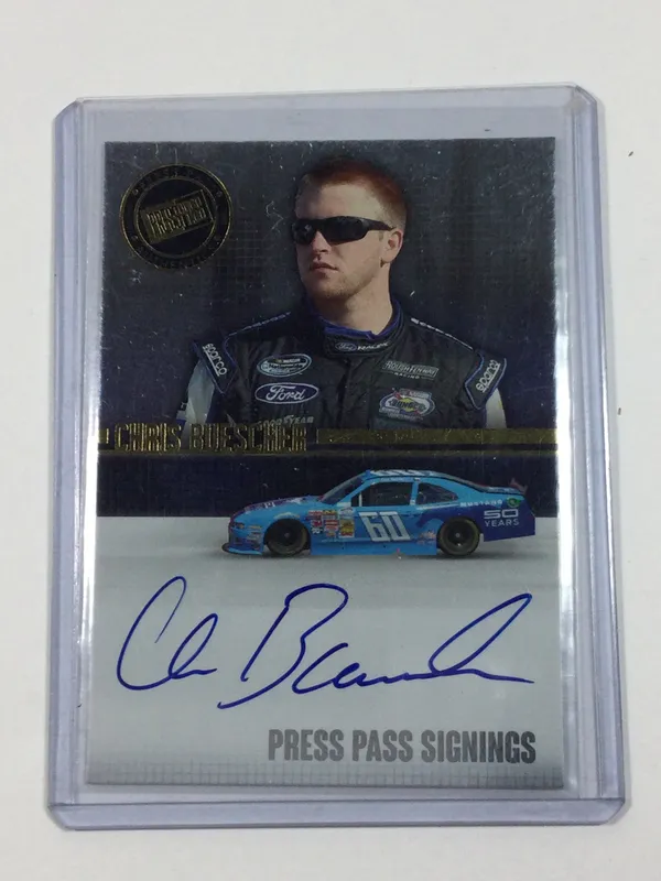 Press Pass Signings Chris Buescher Card from auction in 212 Cazenovia Street, — image 33