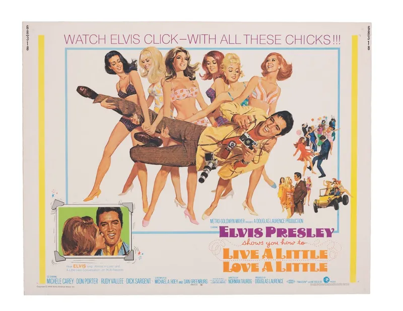 An Elvis "Live A Little, Love A Little" Half-Sheet. from auction in Studio City, California — image 44