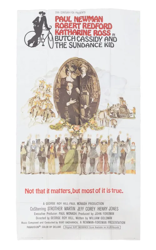A Rare "Butch Cassidy and the Sundance Kid" 3-Sheet. from auction in Studio City, California — image 45