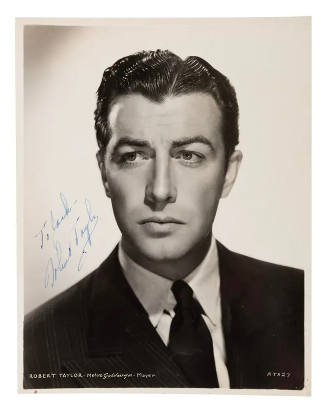 A Robert Taylor Signed Photograph. from auction in Studio City, California — image 7