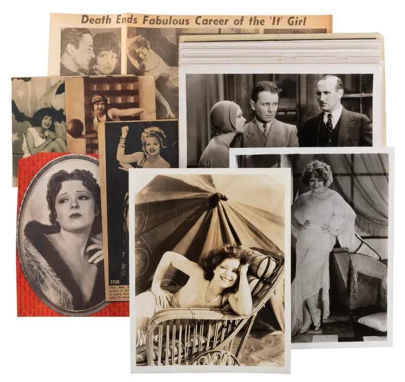 A Collection of Clara Bow Photographs and Clippings. from auction in Studio City, California — image 3