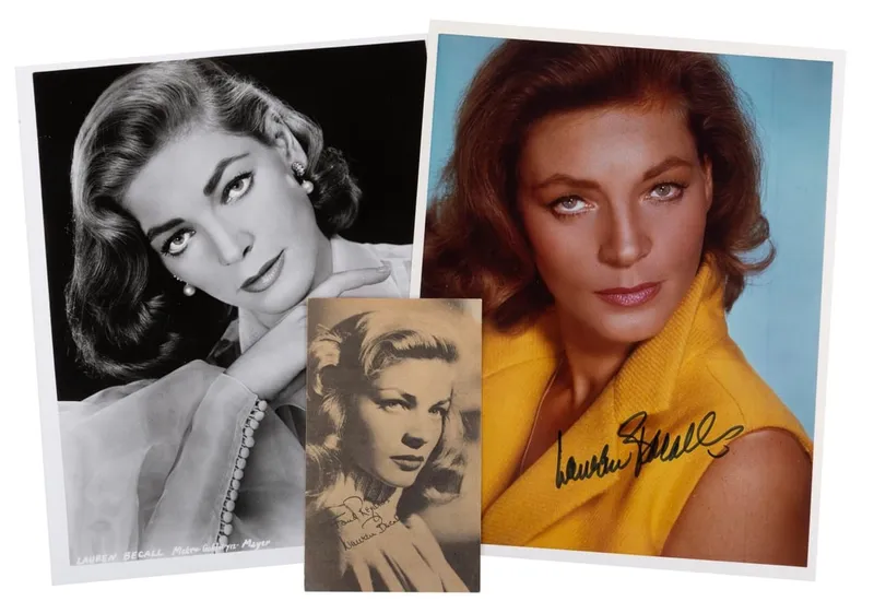 A Lauren Bacall Signed Photograph with Ephemera. from auction in Studio City, California — image 13
