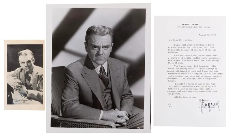A James Cagney Fan Card, Signed Letter, and Publicity Photo. from auction in Studio City, California — image 19
