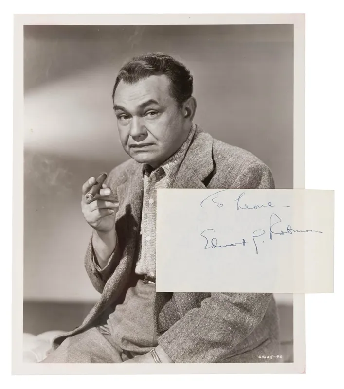 An Edward G. Robinson Autograph and Photo. from auction in Studio City, California — image 18