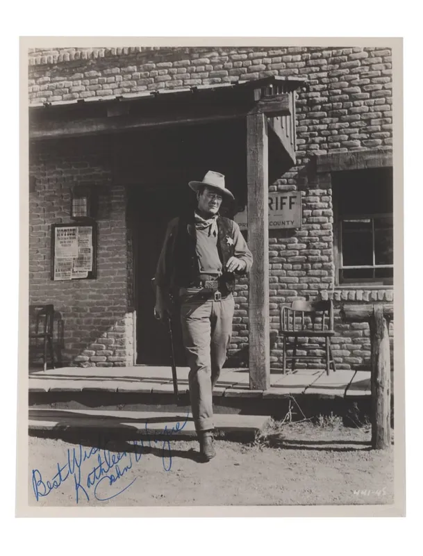 A John Wayne Signed Photograph. from auction in Studio City, California — image 21