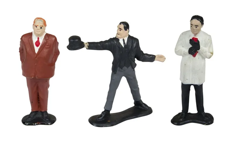 A Trio of Early James Bond Villain Figures. from auction in Studio City, California — image 29