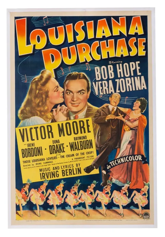 A "Louisiana Purchase" Linen-Backed One-Sheet. from auction in Studio City, California — image 3