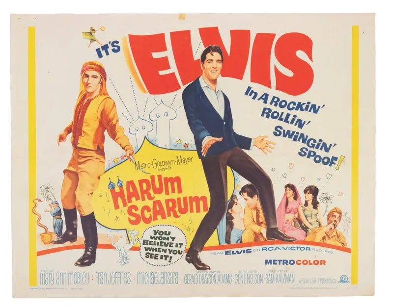 An Elvis "Harum Scarum" Half-Sheet. from auction in Studio City, California — image 12
