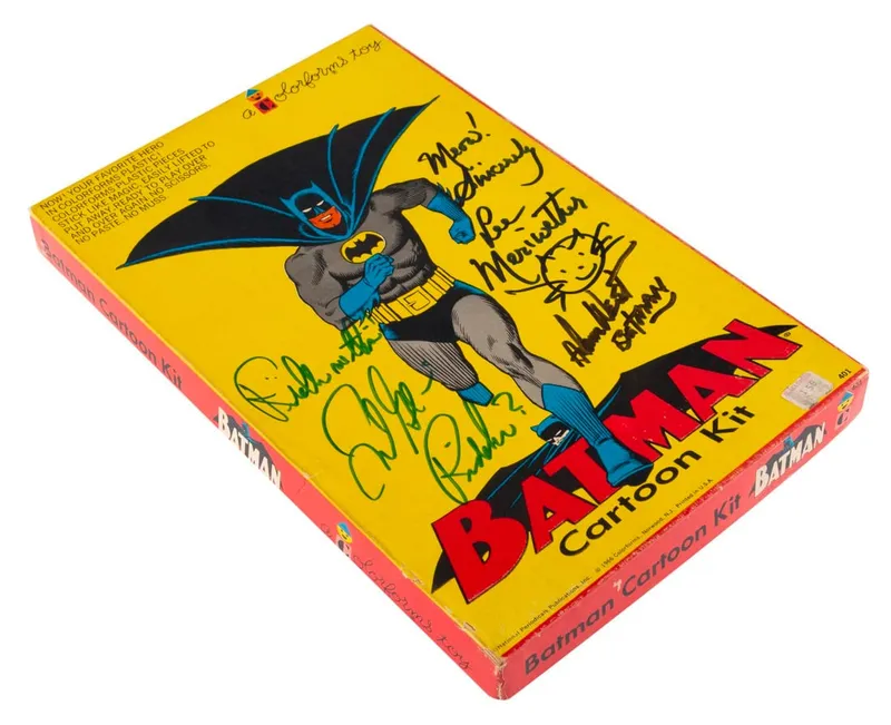 A Signed Batman Colorforms Kit. from auction in Studio City, California — image 16