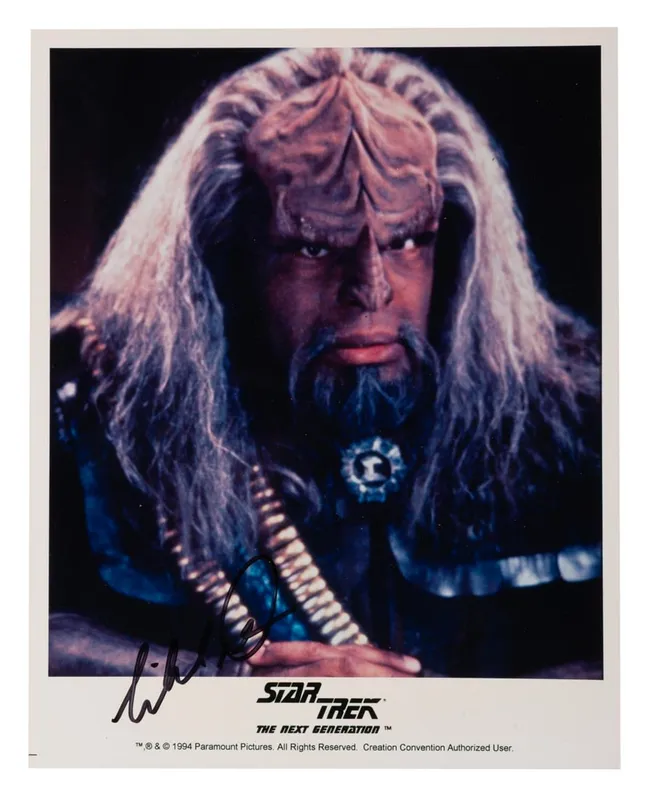 A Signed Worf "Star Trek: The Next Generation" Photograph. from auction in Studio City, California — image 31