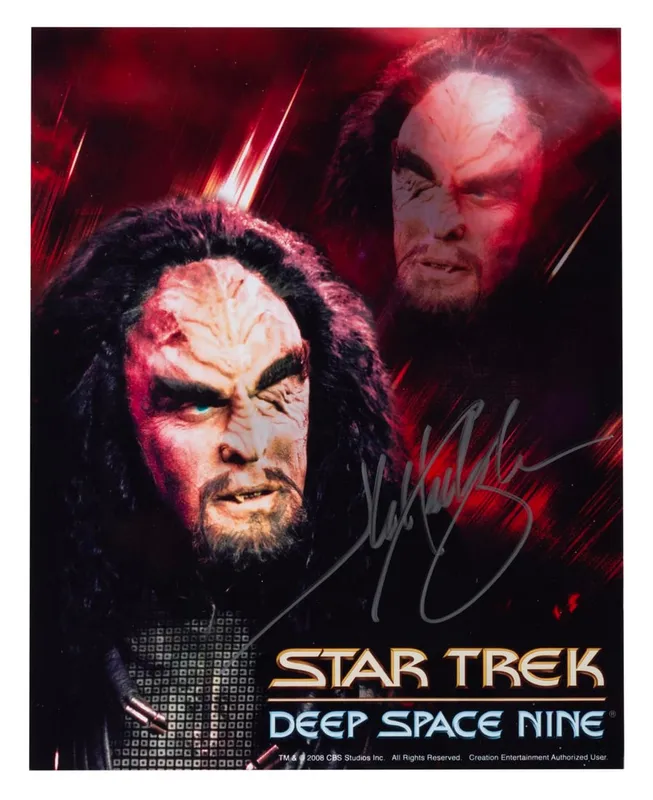 A "Star Trek: Deep Space Nine" Signed General Martok Photo. from auction in Studio City, California — image 39