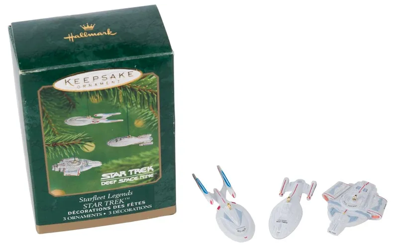 A Set of Star Trek Starfleet Legends Mini Ornaments. from auction in Studio City, California — image 43