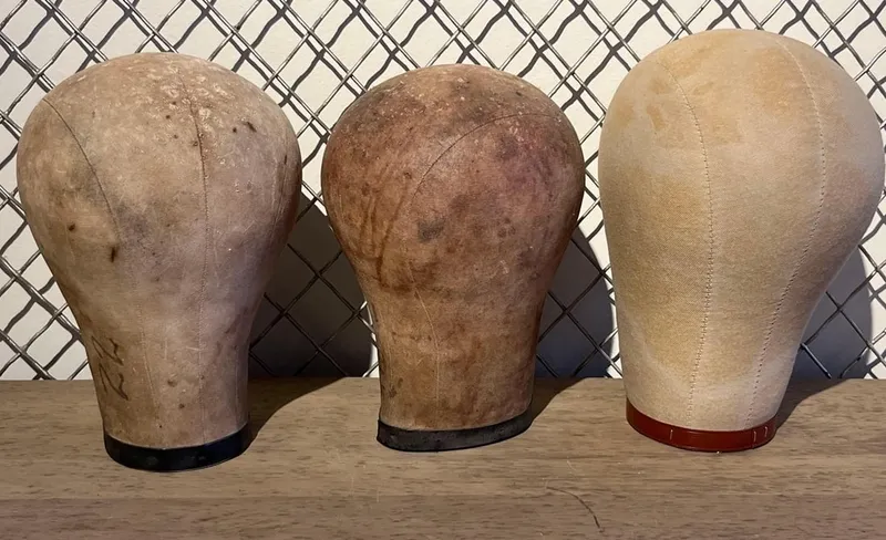 Three Canvas Millinery & Wig Blocks from auction in Dundee, Ohio — image 30
