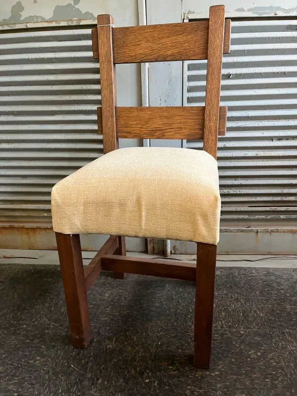 American Arts & Crafts Oak Side Chair from auction in Dundee, Ohio — image 45
