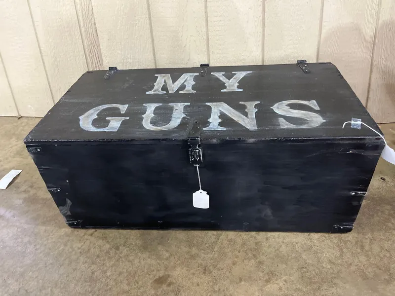 US Military Footlocker w/ Firearms Ads from auction in Dundee, Ohio — image 37