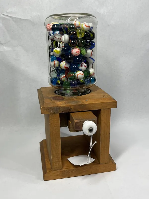 Marble Dispenser w/ Jar & Marbles from auction in Dundee, Ohio — image 42