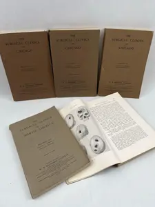 W.B. Saunders Surgical Clinics, 5 Vols
