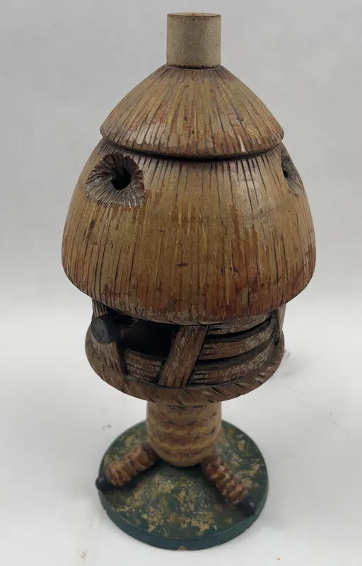 Carved Wood Baba Yagas Hut Table Lamp from auction in Dundee, Ohio — image 42