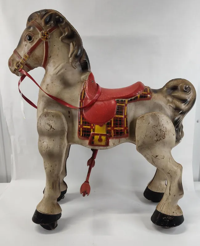 Mobo Bronco Steel Ride On Toy Horse from auction in Dundee, Ohio — image 2